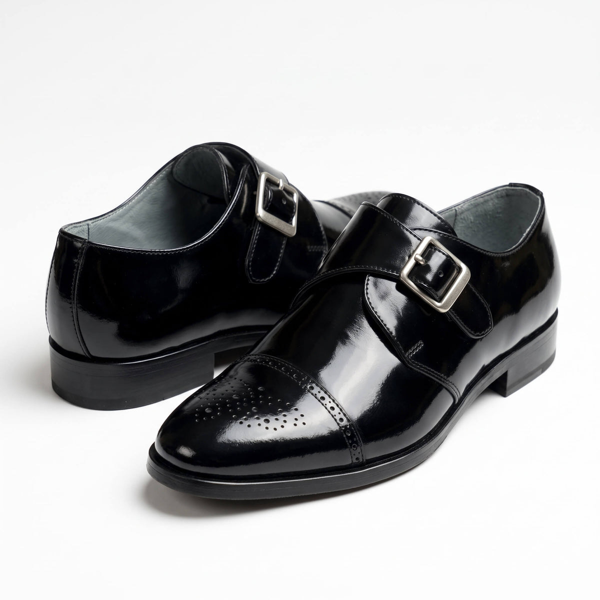 Zapatos Monk Strap Imperial NEGRO