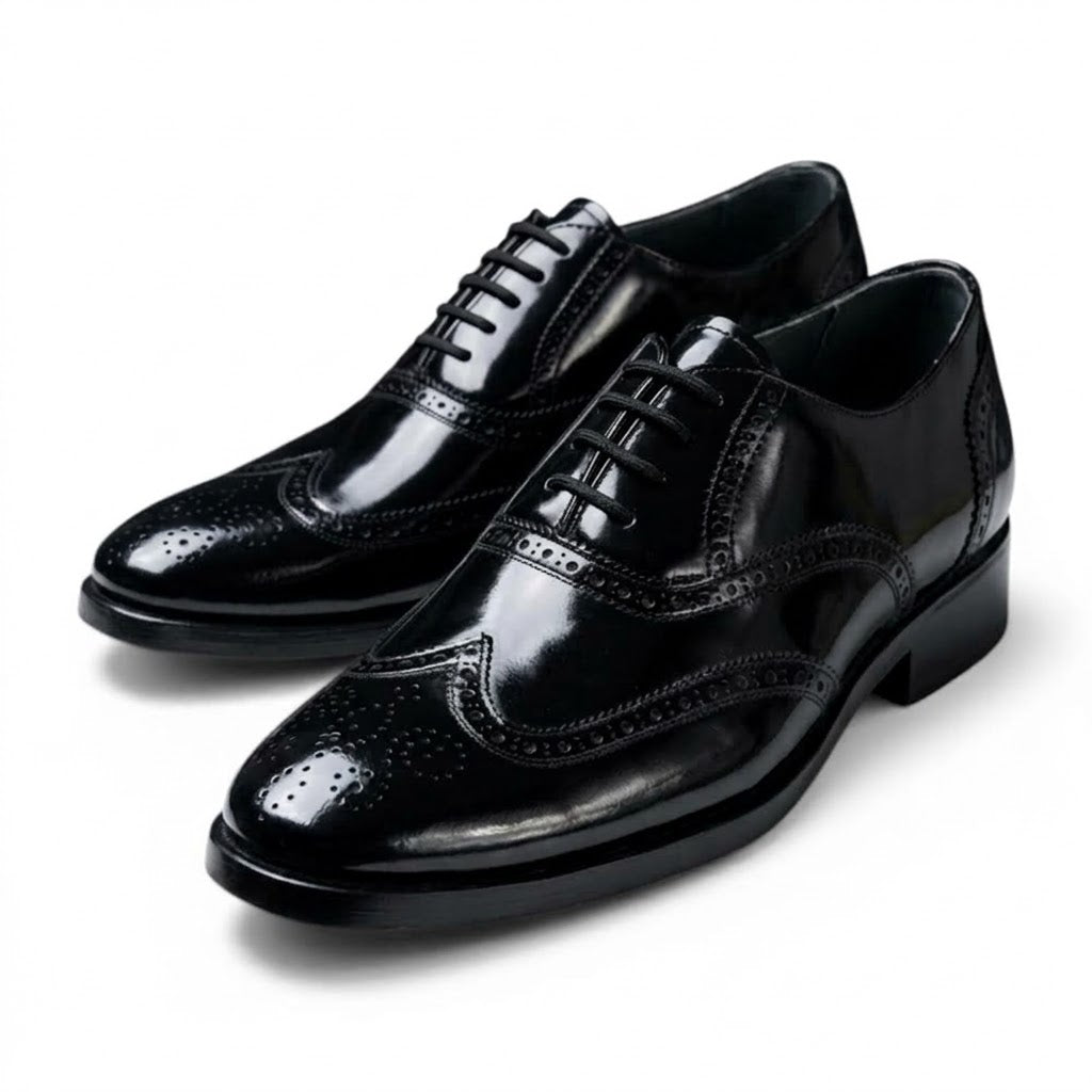 Zapato Oxford Brogue Tradicional NEGRO