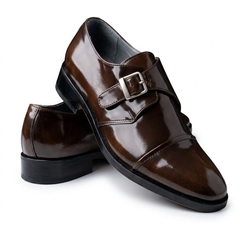 Zapato Monk Strap Imperial CAFÉ