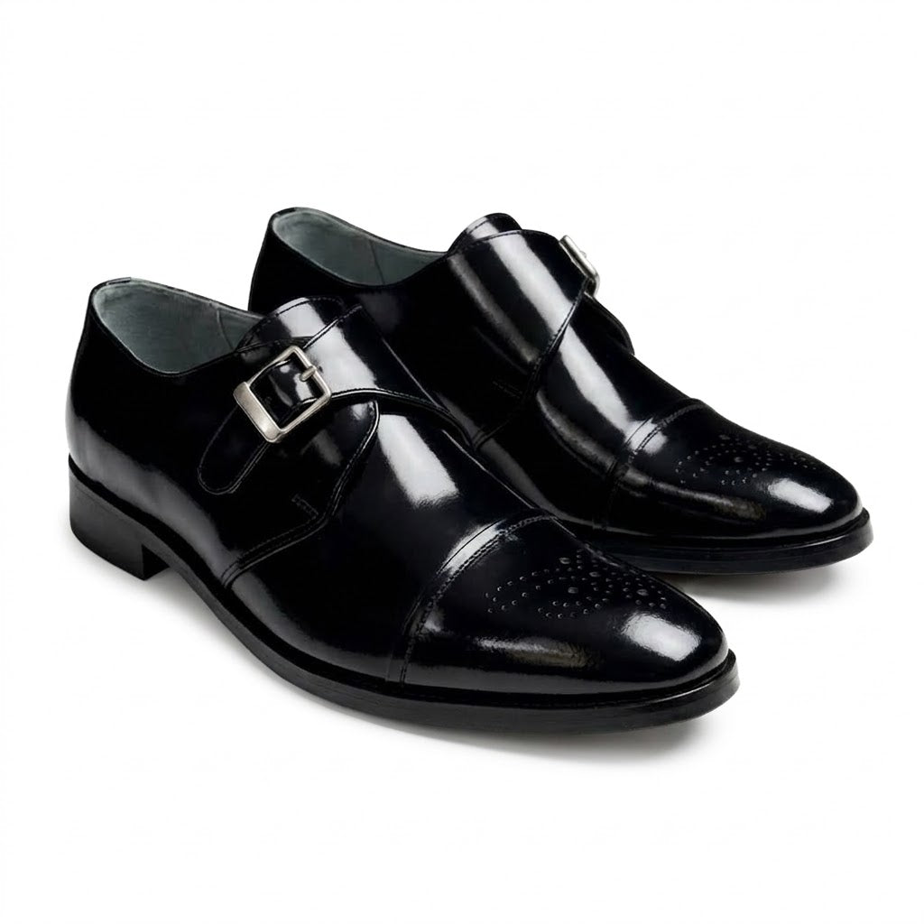 Zapatos Monk Strap Imperial NEGRO